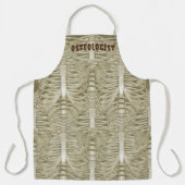 Halloween Skeleton Rib Cage Pattern Osteologe Schürze (Vorderseite)