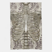 Halloween Skeleton Rib Käfig Rustikale Küche Handt Handtuch (Vertikal)