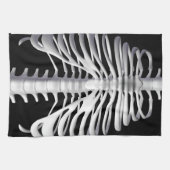 Halloween Skeleton Rib Käfigknochen Küchentücher (Horizontal)