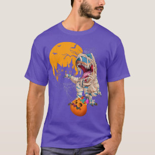 Halloween Skeleton Ride T Re Beängstigend Pumpkin T-Shirt