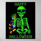 Halloween Skeleton Salting Candy Fun 1 Poster (Vorne)