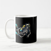 Halloween Skeleton Scuba Diver Kaffeetasse (Links)