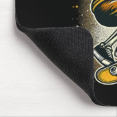 Halloween Skeleton Skater Skateboard Mousepad (Ecke)