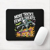 Halloween Skeleton Skater Tricks Skull Skateboard Mousepad (Mit Mouse)