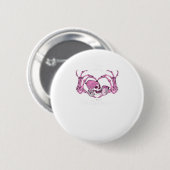 Halloween Skeleton Skeleton Beanie Design Button (Vorne & Hinten)