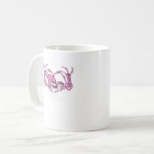 Halloween Skeleton Skeleton Beanie Design Kaffeetasse (Vorderseite Links)
