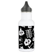 Halloween Skeleton Skull Bones Edelstahlflasche (Links)