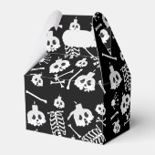 Halloween Skeleton Skull Bones Halloween-Party Geschenkschachtel (Rückseite)