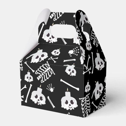 Halloween Skeleton Skull Bones Halloween-Party Geschenkschachtel (Vorderseite)