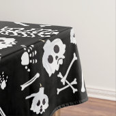 Halloween Skeleton Skull Bones Muster Tischdecke (Beispiel)