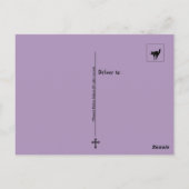 Halloween Skeleton Skull Postcard Postkarte (Rückseite)