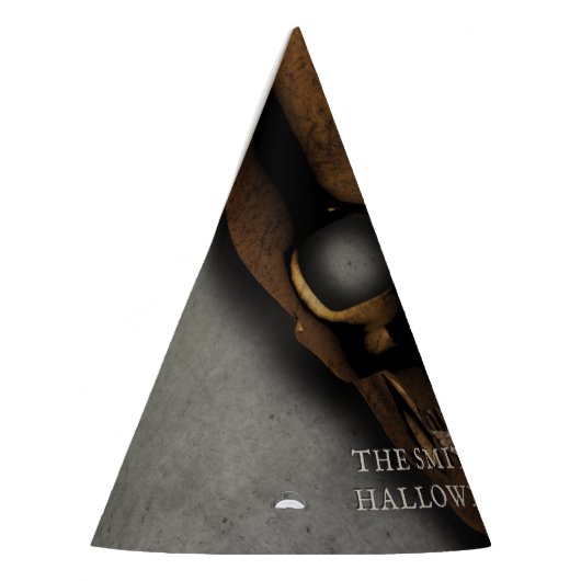 Halloween Skeleton Skull Spooky Familienname Partyhütchen (Links)