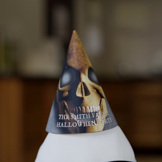 Halloween Skeleton Skull Spooky Familienname Partyhütchen