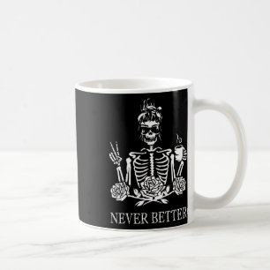 Halloween Skeleton Skull Women Drink Kaffee Nev Kaffeetasse
