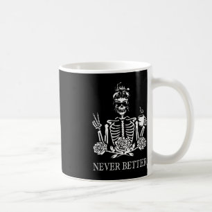 Halloween Skeleton Skull Women Drink Kaffee Nev Kaffeetasse