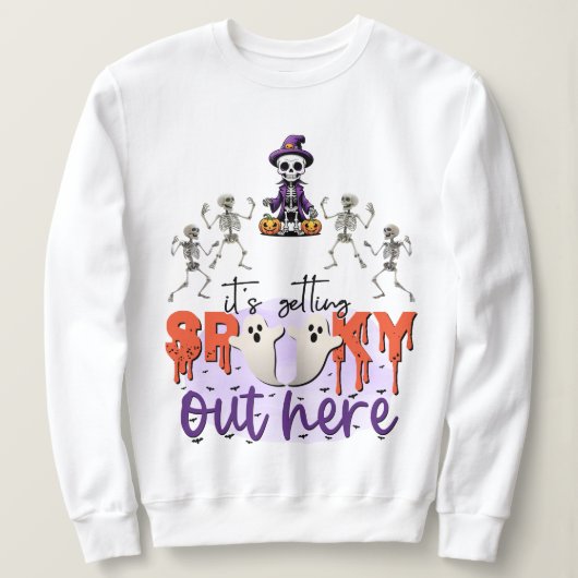 Halloween Skeleton Sweatshirt (Design vorne)