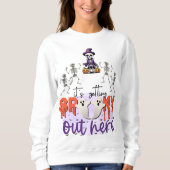 Halloween Skeleton Sweatshirt (Vorderseite)