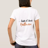 Halloween Skeleton T-Shirt (Rückseite)