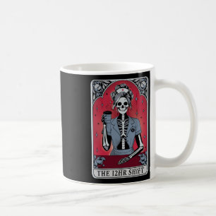 Halloween Skeleton Tarot Card Der 12-Stunden-Umsch Kaffeetasse