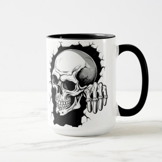 Halloween Skeleton Tasse (Rechts)