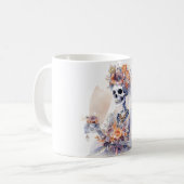Halloween Skeleton Tasse (Vorderseite Links)