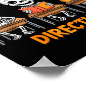 Halloween Skeleton Teacher Are You Fall O Ween Dir Poster (Ecke)