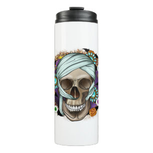 Halloween Skeleton Thermosbecher