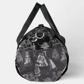 halloween skeleton toile rococo antique skull duffle bag (Rechts)