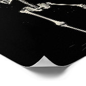 Halloween Skeleton trinkt Moskauer Mule-Schwanz Poster (Ecke)