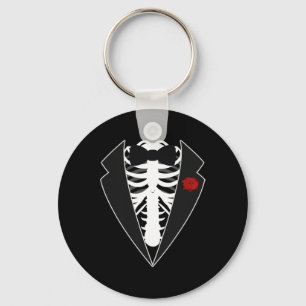 Halloween Skeleton Tuxedo Kostüm Schlüsselanhänger
