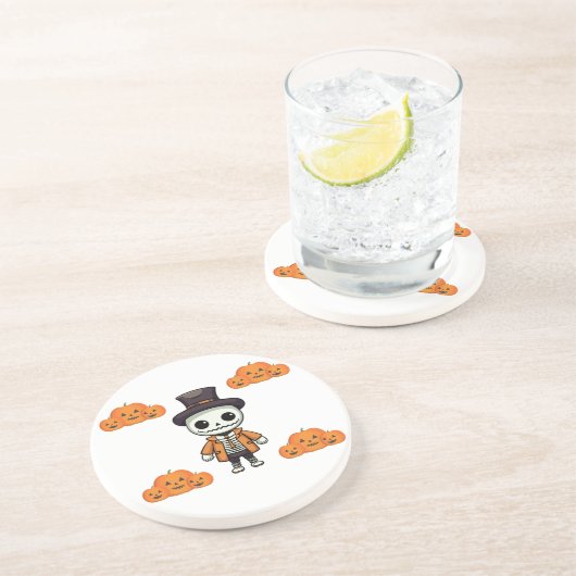 Halloween Skeleton Untersetzer (Seite)