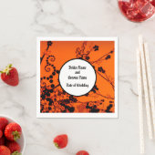 Halloween Skeleton Wedding Knapkins Serviette (Beispiel)