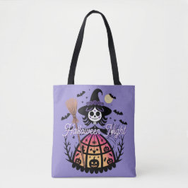 Halloween Skeleton Witch Tasche