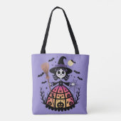 Halloween Skeleton Witch Tasche (Rückseite)
