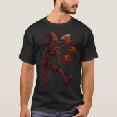 Halloween Skeleton Witz-T-Shirt T-Shirt (Vorderseite)