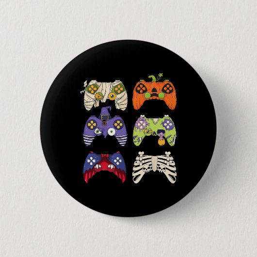 Halloween Skeleton Zombie Gaming Controller Mummy Button (Vorderseite)