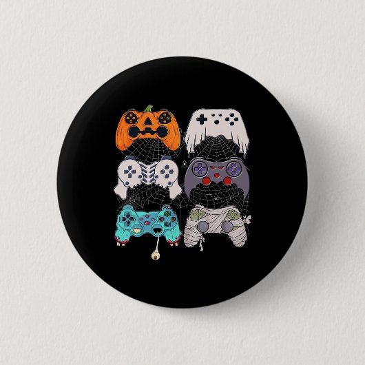 Halloween Skeleton Zombie Gaming Controller Mummy Button (Vorderseite)