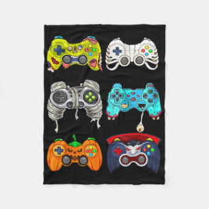 Halloween Skeleton Zombie Gaming Controller Mummy Fleecedecke