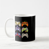 Halloween Skeleton Zombie Gaming Controller Mummy Kaffeetasse (Links)