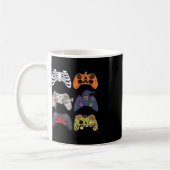 Halloween Skeleton Zombie Gaming Controller Mummy Kaffeetasse (Links)