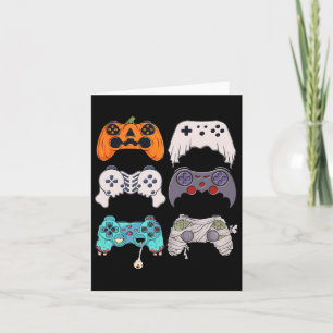Halloween Skeleton Zombie Gaming Controller Mummy Karte