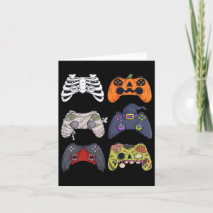 Halloween Skeleton Zombie Gaming Controller Mummy Karte