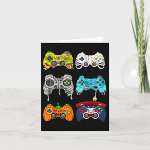 Halloween Skeleton Zombie Gaming Controller Mummy Karte