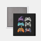 Halloween Skeleton Zombie Gaming Controller Mummy Magnet (Vorderseite/Rückseite)
