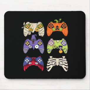 Halloween Skeleton Zombie Gaming Controller Mummy Mousepad