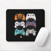 Halloween Skeleton Zombie Gaming Controller Mummy Mousepad (Mit Mouse)