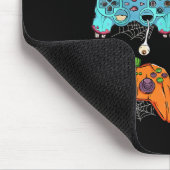 Halloween Skeleton Zombie Gaming Controller Mummy Mousepad (Ecke)