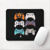 Halloween Skeleton Zombie Gaming Controller Mummy Mousepad (Mit Mouse)