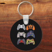 Halloween Skeleton Zombie Gaming Controller Mummy Schlüsselanhänger (Vorderseite)