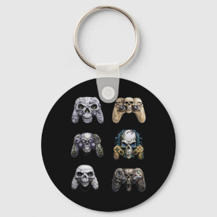 Halloween Skeleton Zombie Gaming Controller Mummy Schlüsselanhänger